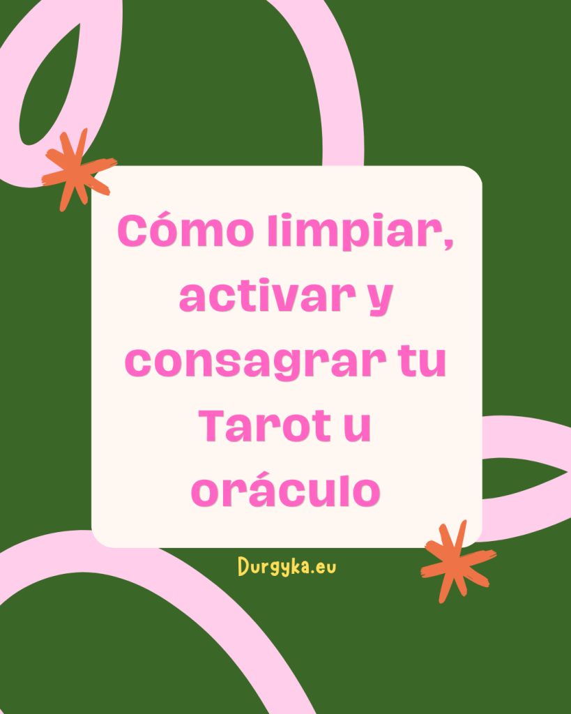 consagrar tu tarot